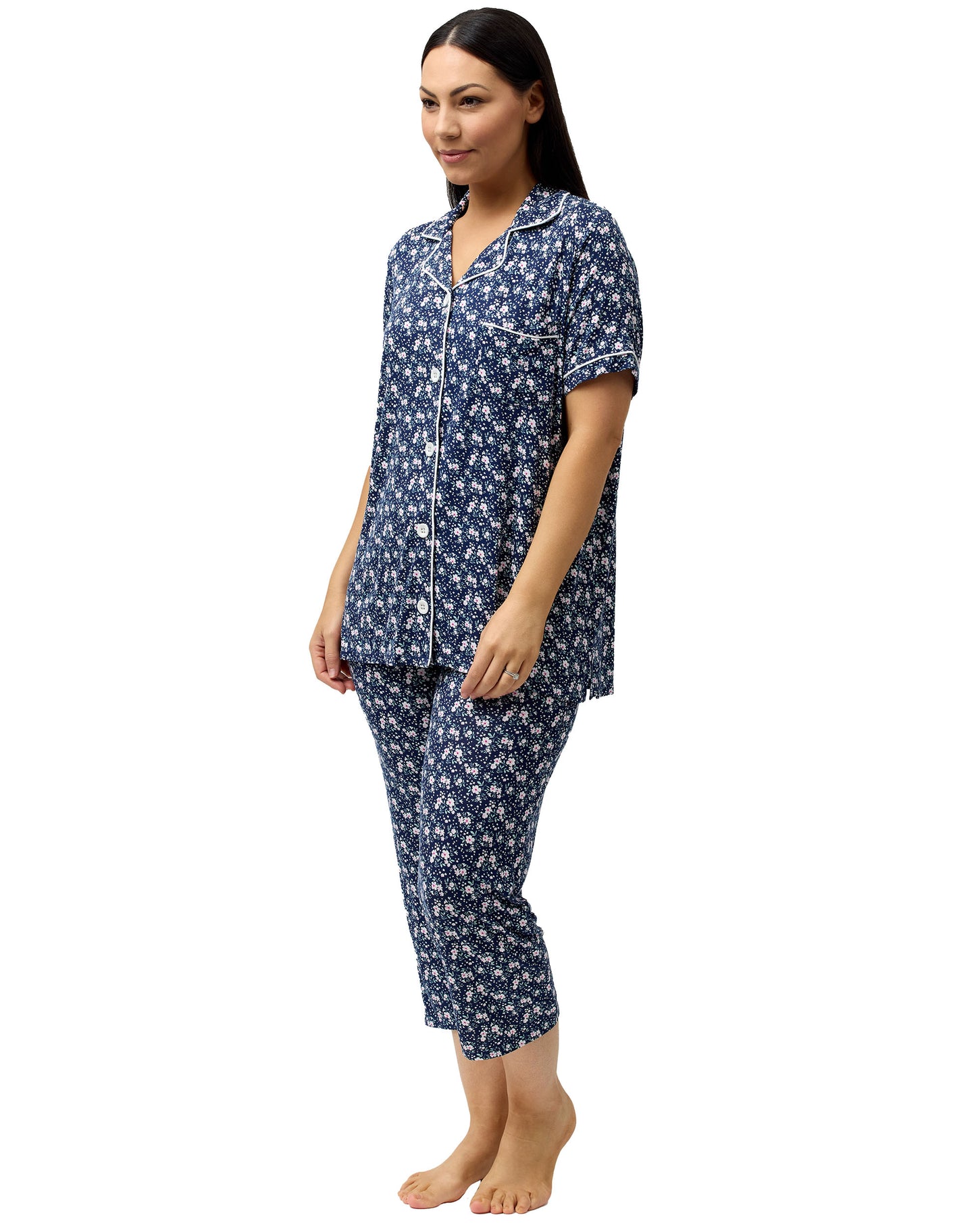 GARDEN REVERE PJ SET NAVY - Y250G