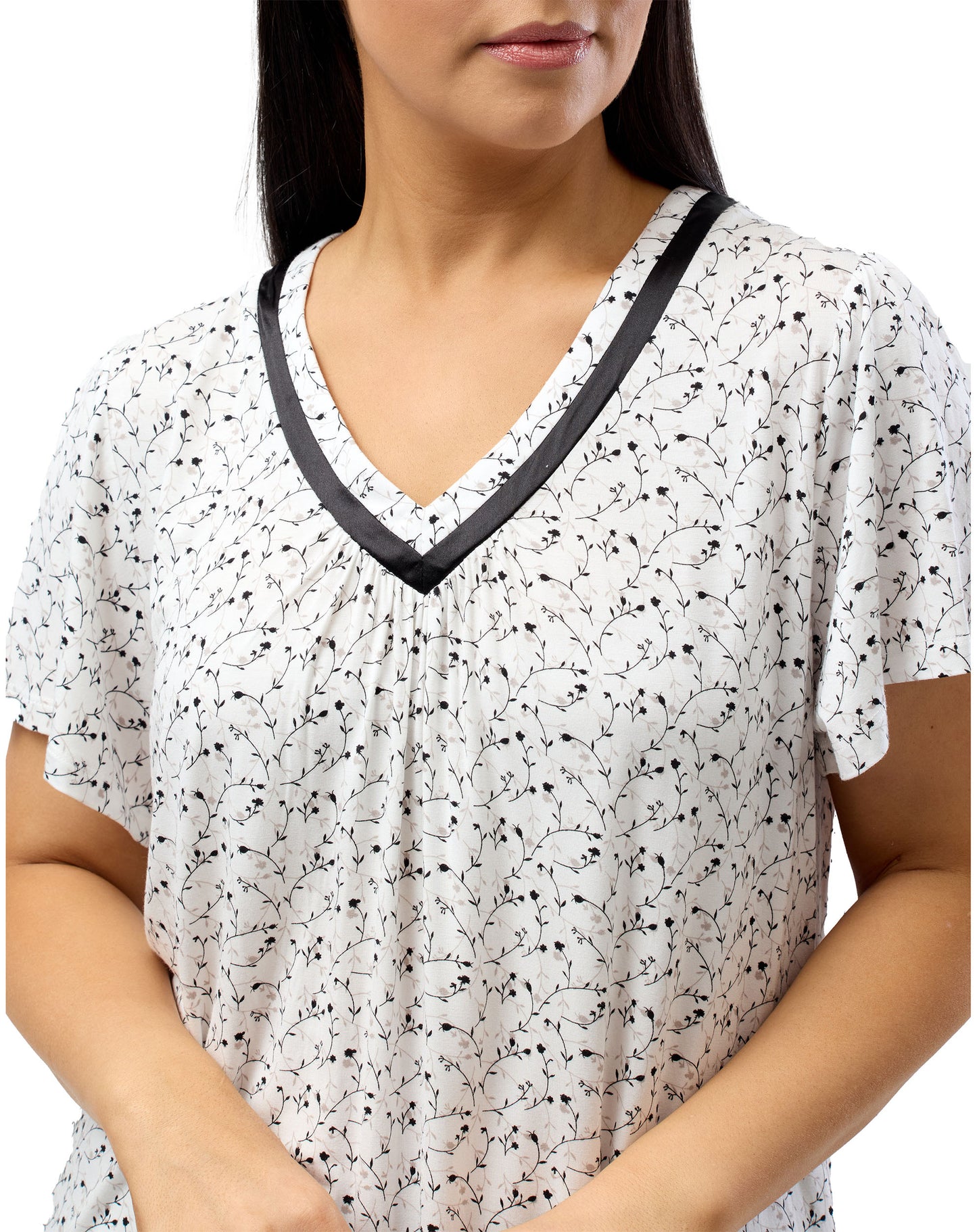 BOTANICAL PJ SET BLACK - Y252BT