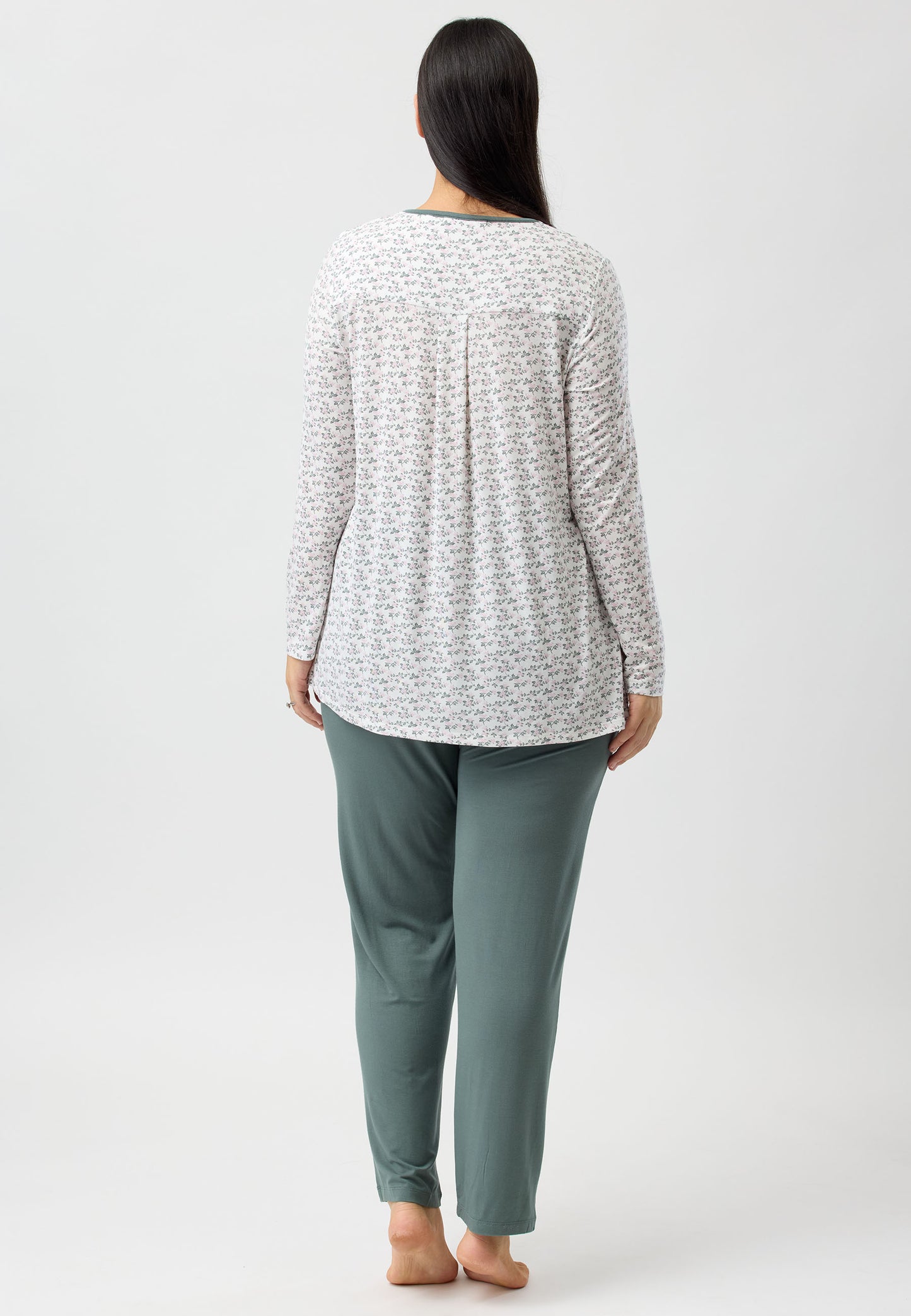 BLOSSOM PJ SET OLIVE - Y255B5