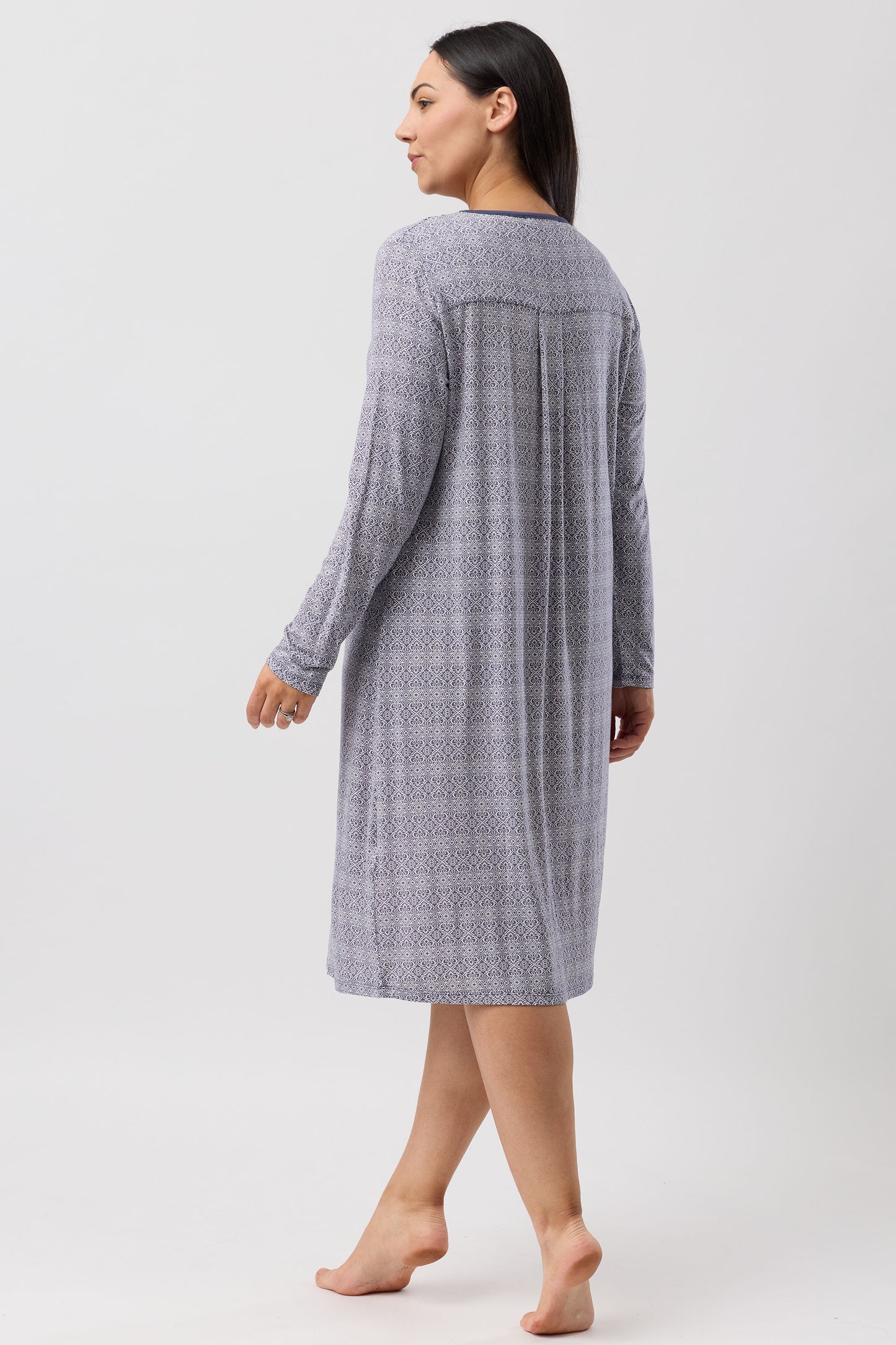 CASABLANCA DIAMOND NIGHTIE BLUESTONE - Y331C6