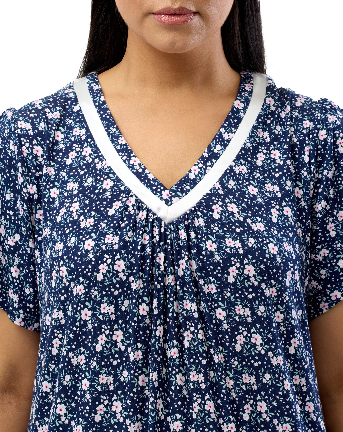 GARDEN NIGHTIE NAVY - Y344G