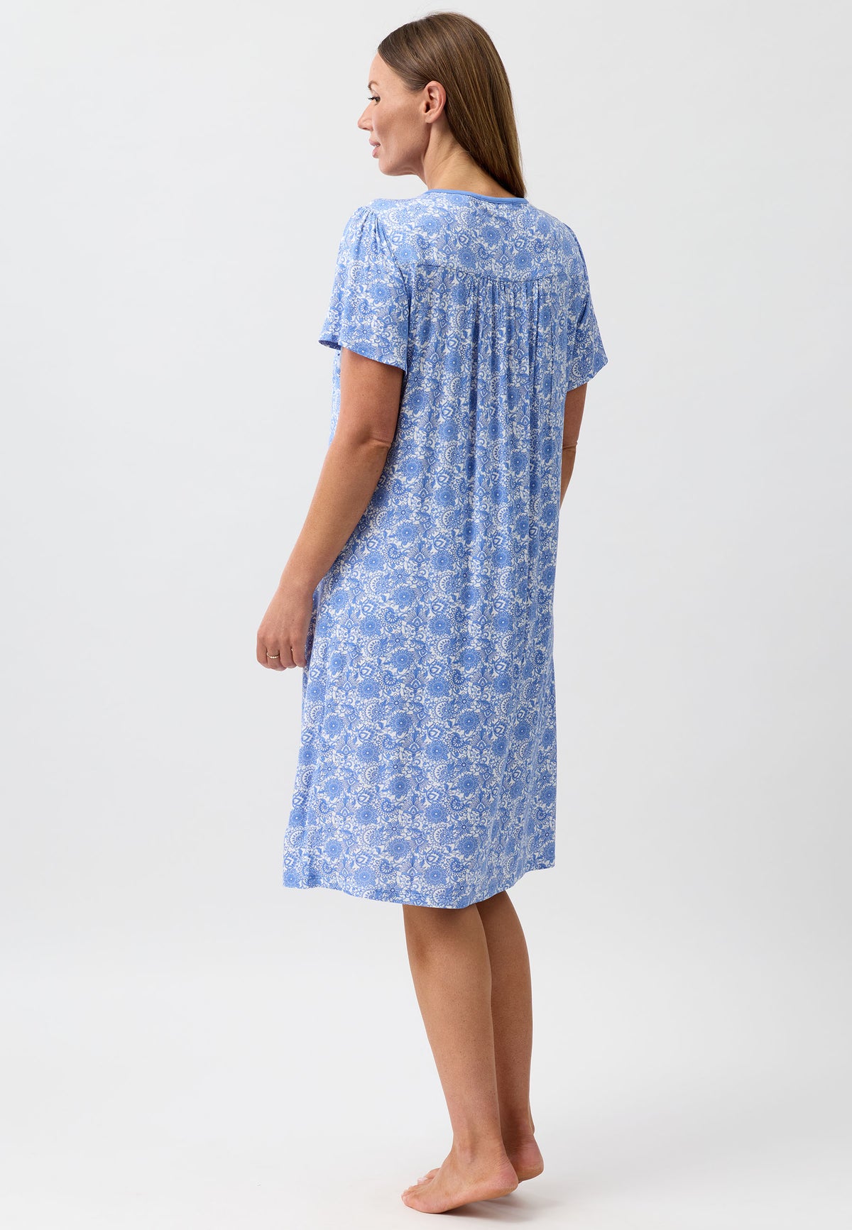 ISTANBUL DIAMOND NIGHTIE PERIWINKLE - Y346I6