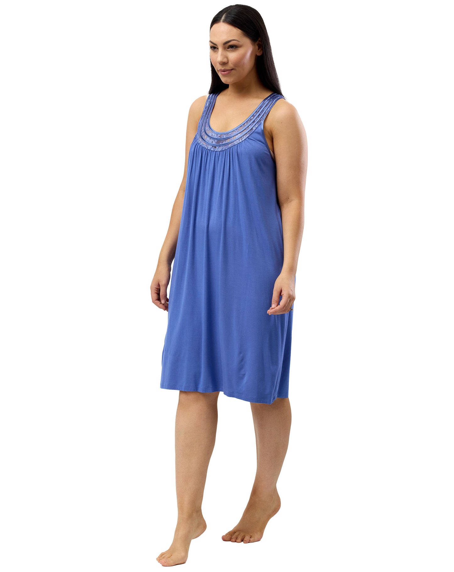 LACE CHEMISE DENIM - Y362