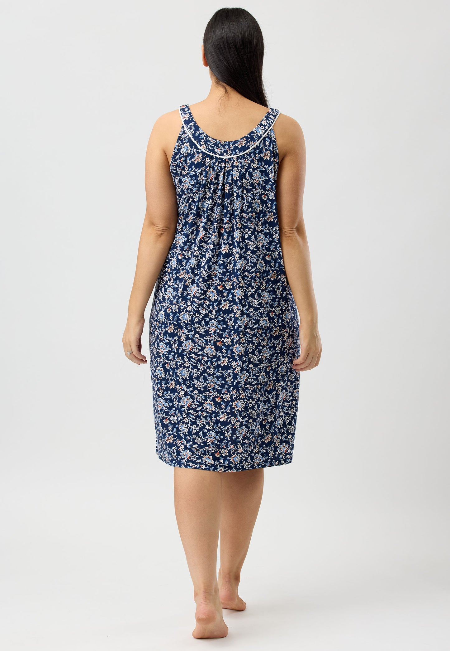 JAVA SLEEVELESS NIGHTIE NAVY - Y460J5