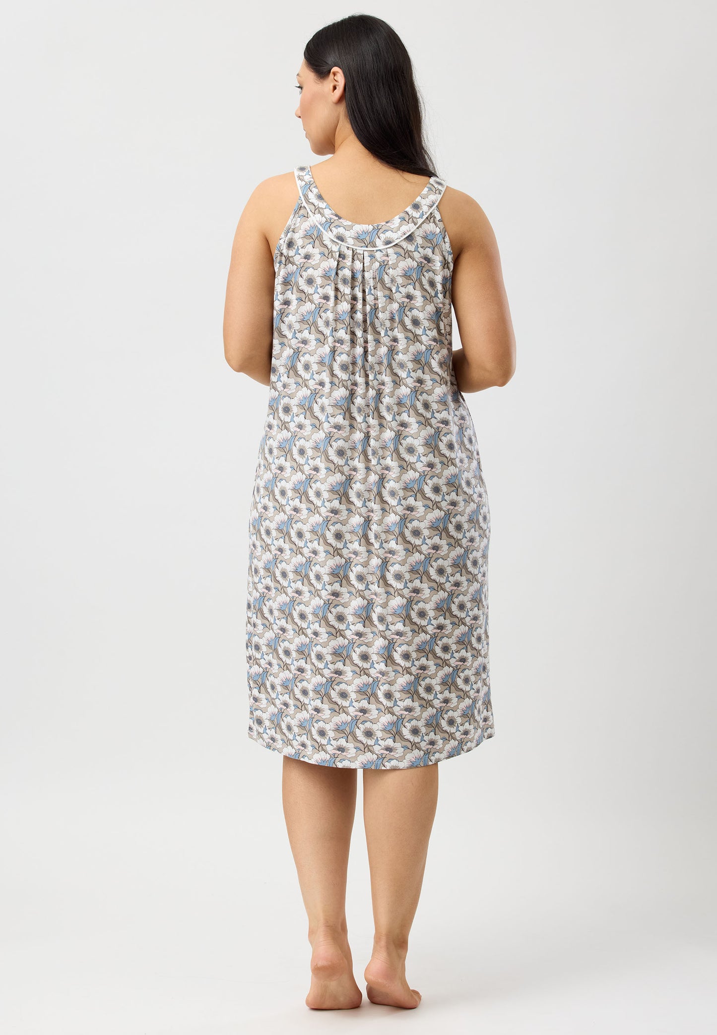 PRIMROSE SLEEVELESS NIGHTIE SAND - Y460P5