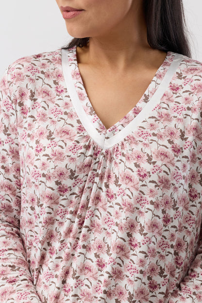 BLOOM PJ SET BORDEAUX - Y247B6