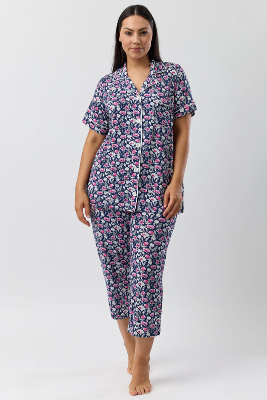 CAMILLIA REVERE PJ SET NAVY - Y250C5