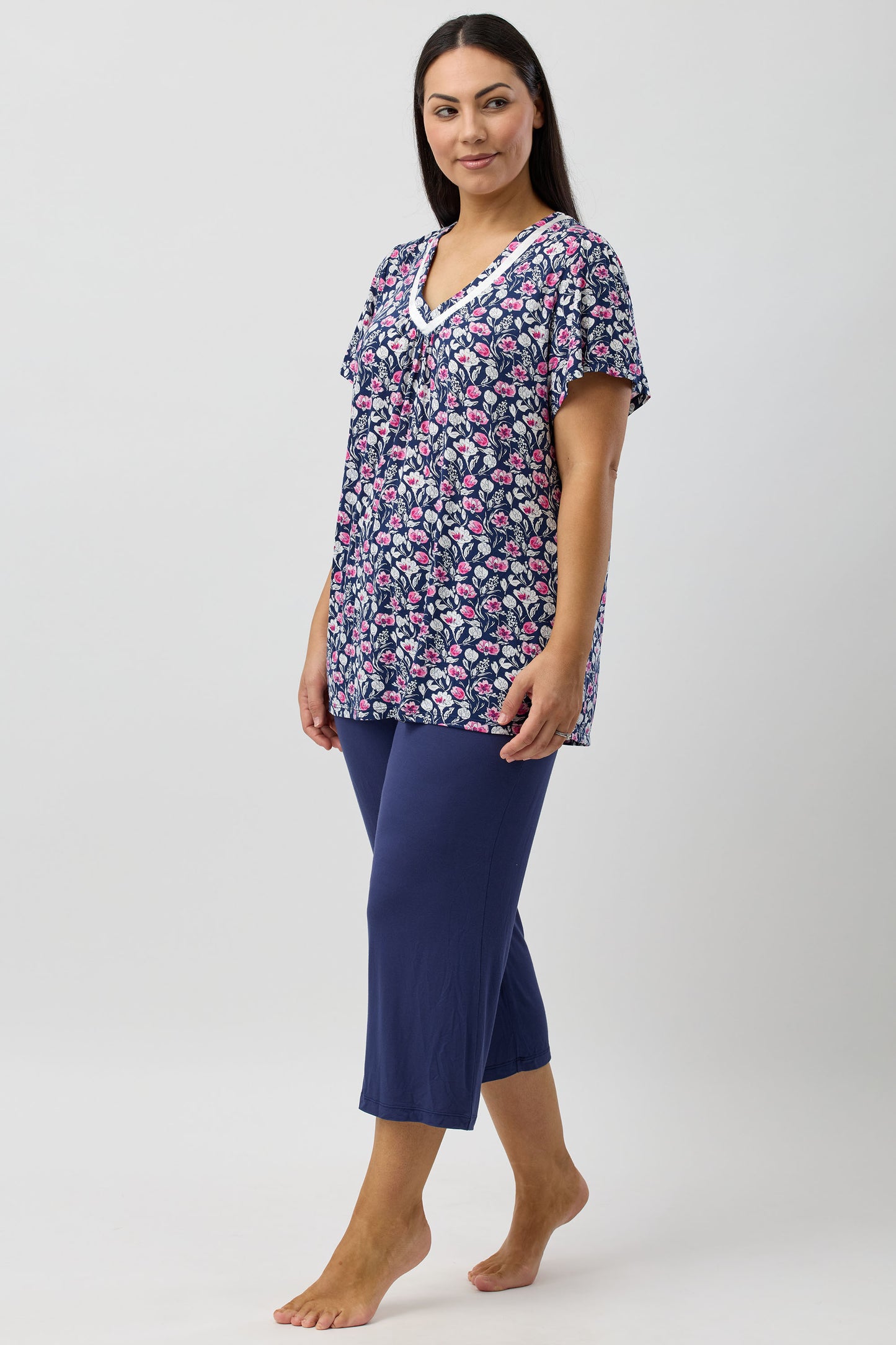 CAMILLIA PJ SET NAVY - Y252C5