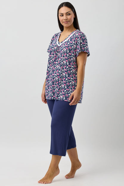 CAMILLIA PJ SET NAVY - Y252C5