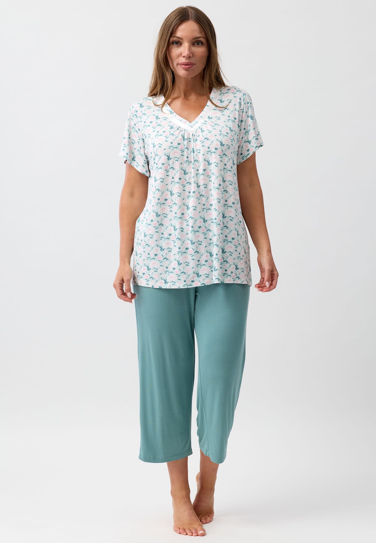 DAHLIA PJ SET JADE - Y252D6