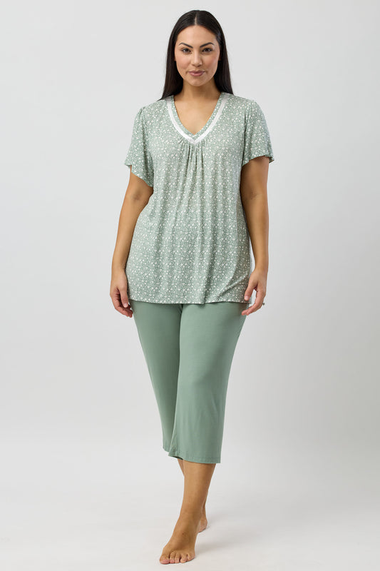 LEAF PJ SET SAGE - Y252L5