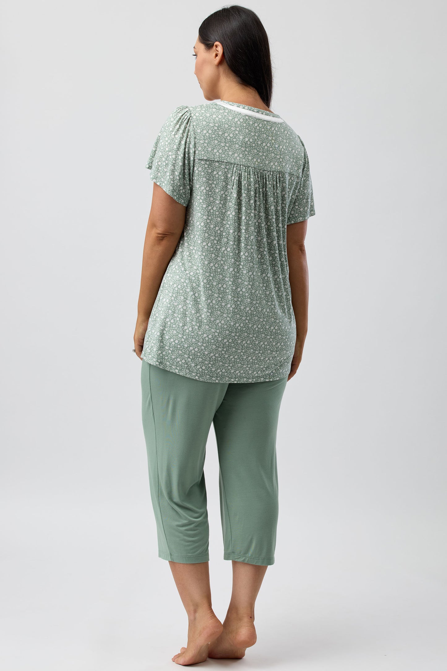 LEAF PJ SET SAGE - Y252L5