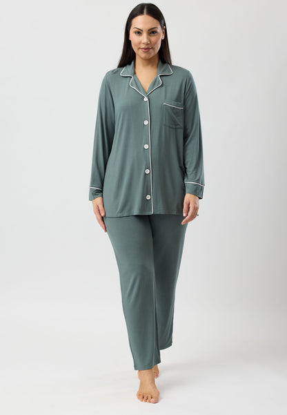 REVERE PJ SET OLIVE - Y252PL