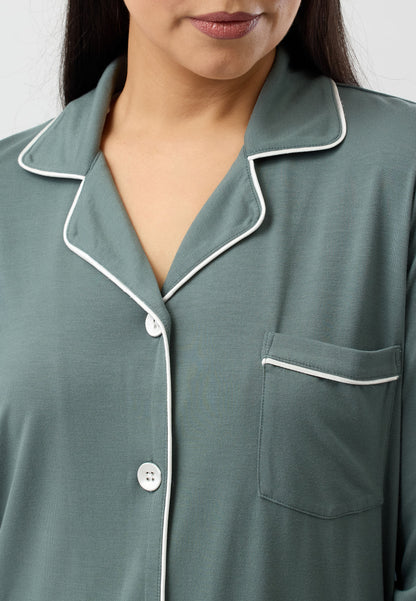 REVERE PJ SET OLIVE - Y252PL
