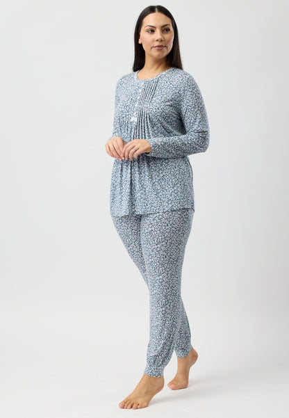 PETALS SKI PJ SET SLATE - Y257P5