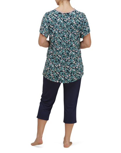 ALOHA PJ SET NAVY - Y291