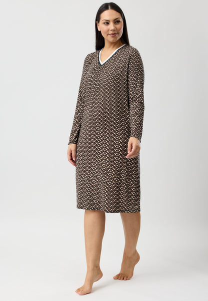 DITSY NIGHTIE BLACK - Y327D5