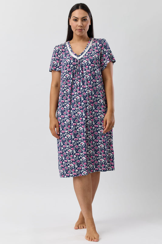 CAMILLIA NIGHTIE NAVY - Y344C5
