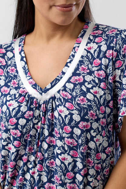 CAMILLIA NIGHTIE NAVY - Y344C5