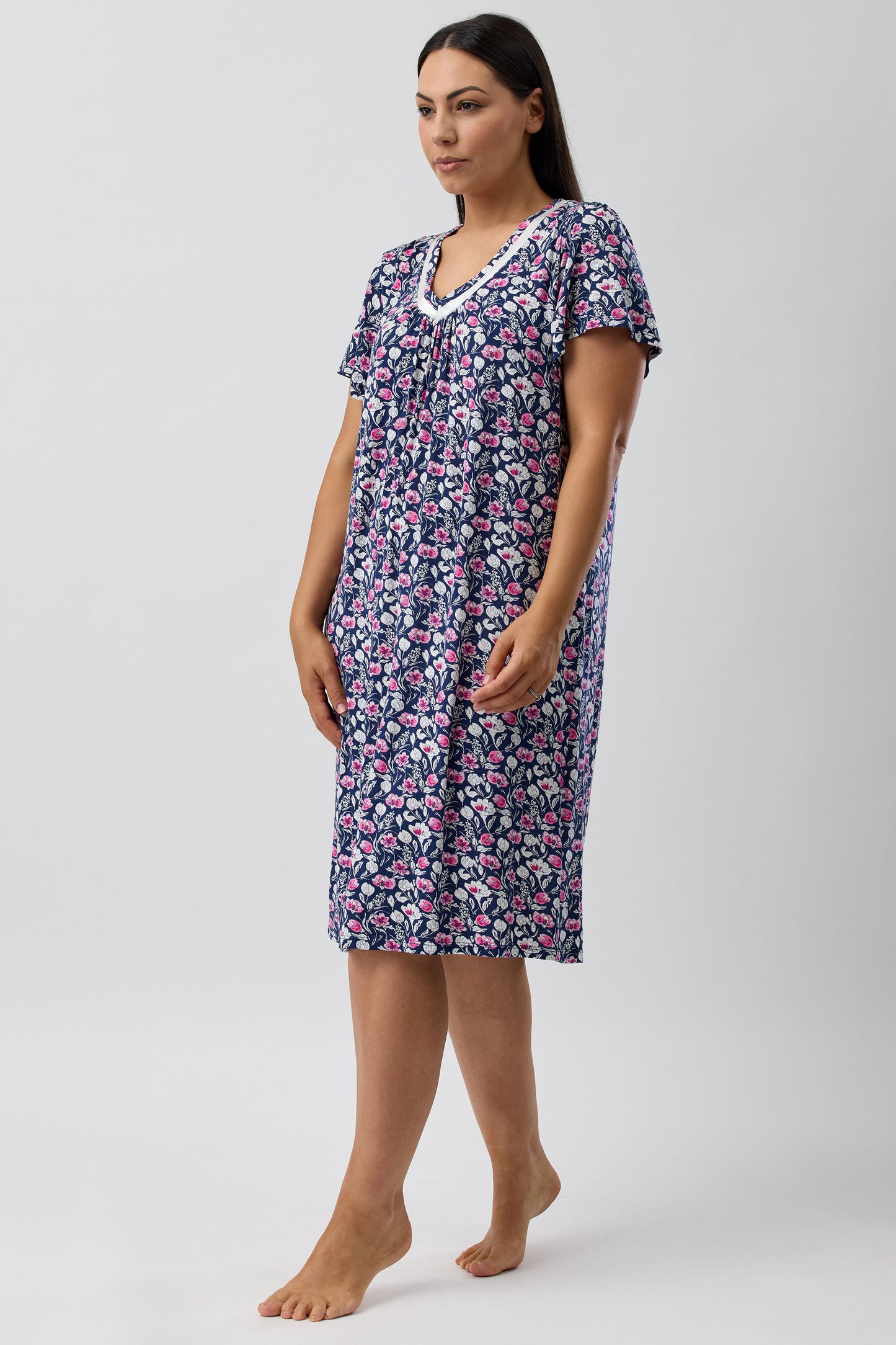 CAMILLIA NIGHTIE NAVY - Y344C5