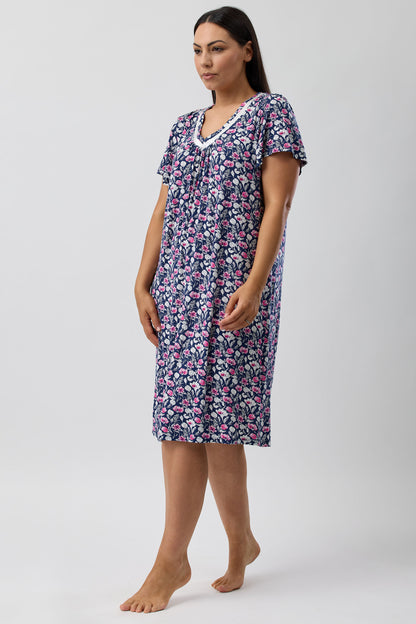 CAMILLIA NIGHTIE NAVY - Y344C5
