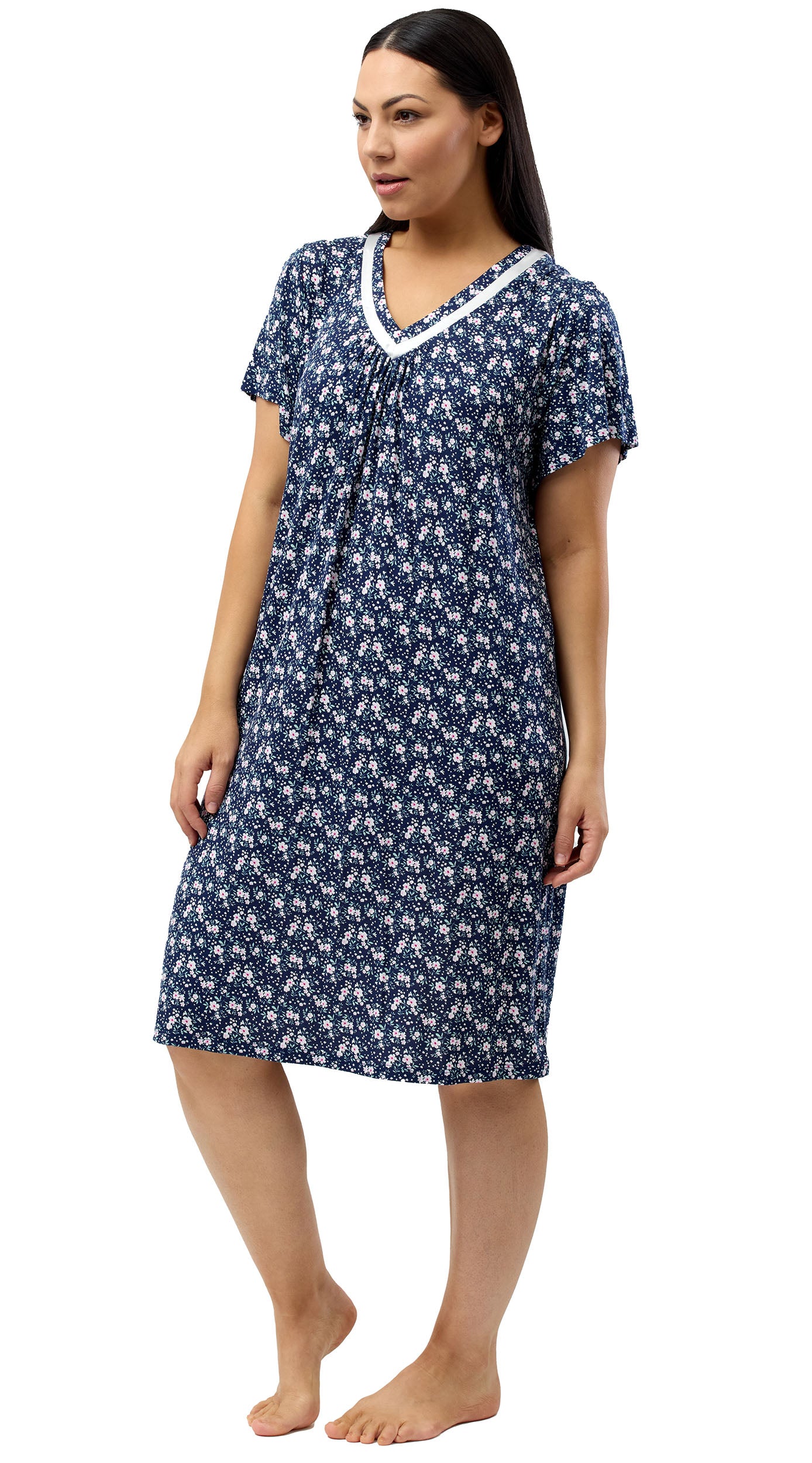 GARDEN NIGHTIE NAVY - Y344G