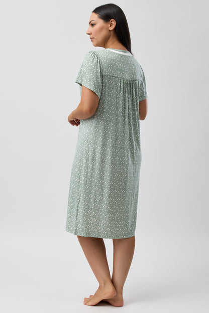LEAF NIGHTIE SAGE - Y344L5