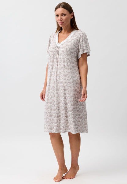 PALM VEE NIGHTIE MOCHA - Y344PA6