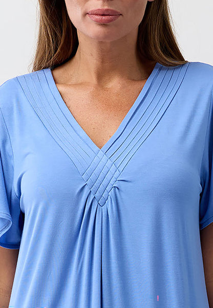 DIAMOND PLEAT NITE PERIWINKLE - Y346PL