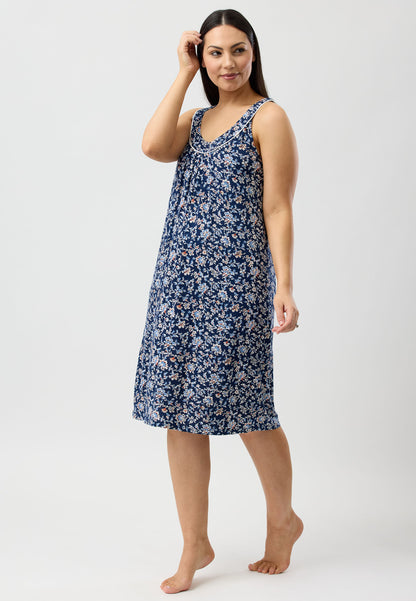 JAVA SLEEVELESS NIGHTIE NAVY - Y460J5