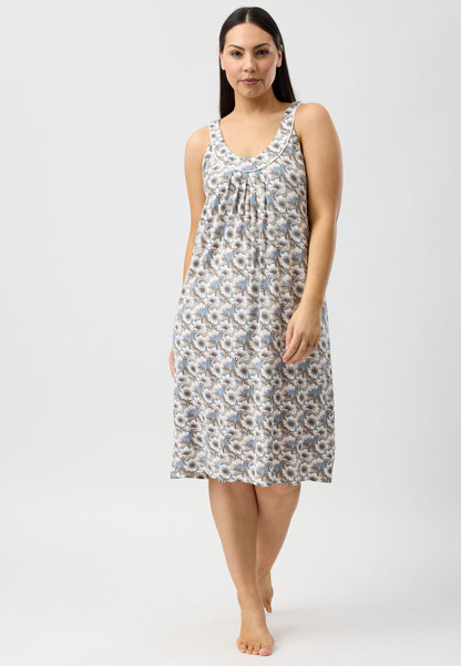 PRIMROSE SLEEVELESS NIGHTIE SAND - Y460P5