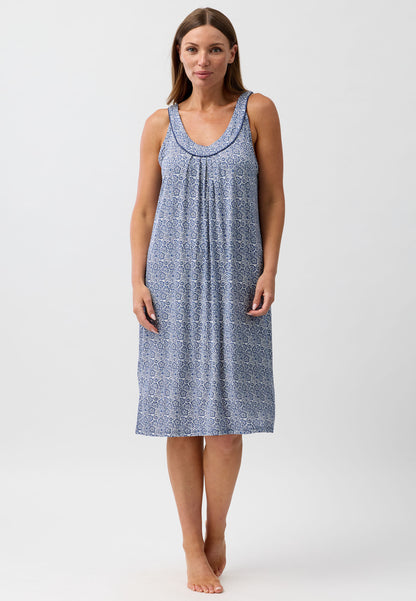 LACE S'LESS NIGHTIE NAVY - Y462L6