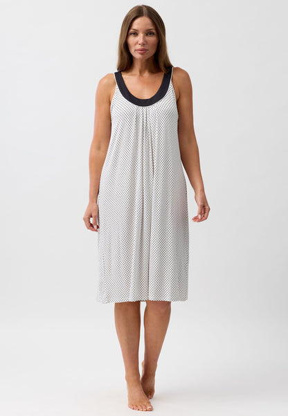 POLKADOT S'LESS NIGHTIE BLACK - Y462P6
