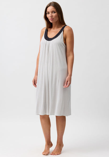 POLKADOT S'LESS NIGHTIE BLACK - Y462P6