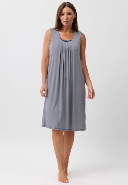 STRIPE S'LESS NIGHTIE NAVY - Y463S6