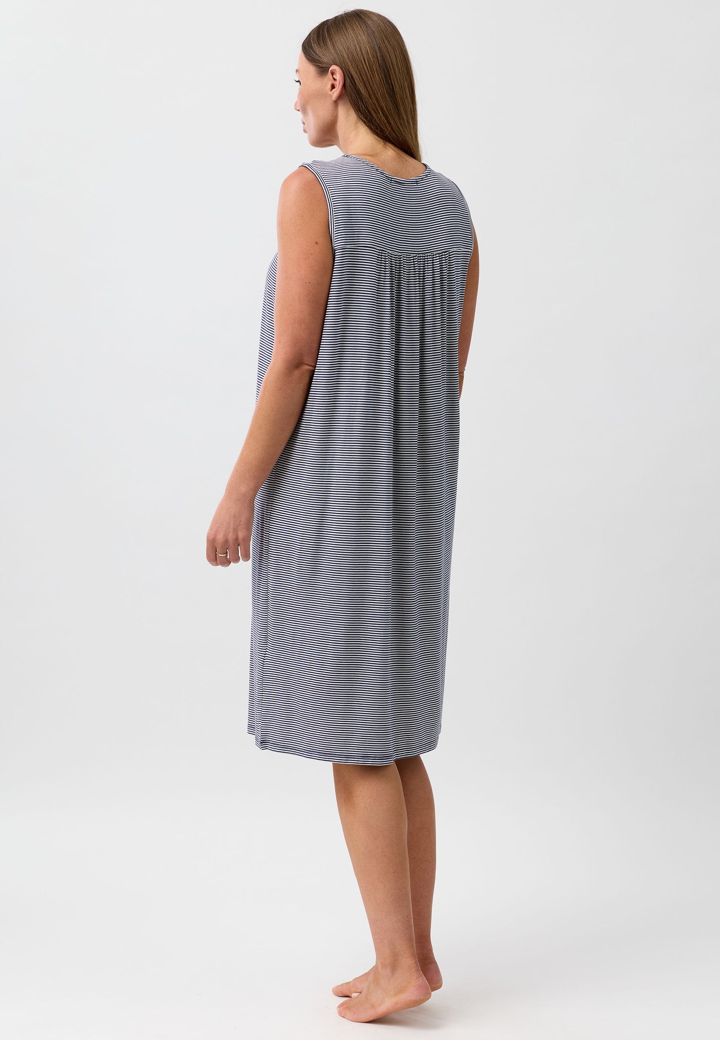 STRIPE S'LESS NIGHTIE NAVY - Y463S6