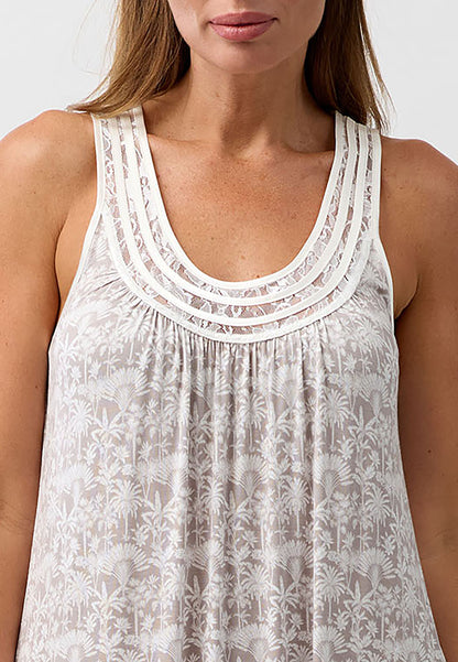 PALM CHEMISE MOCHA - Y465PA6