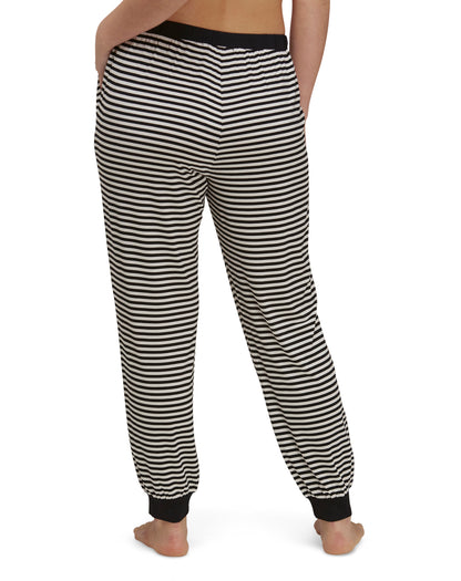 STRIPE LOUNGE PANT BLACK - Y709