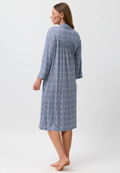 LACE ROBE NAVY - Y800L6
