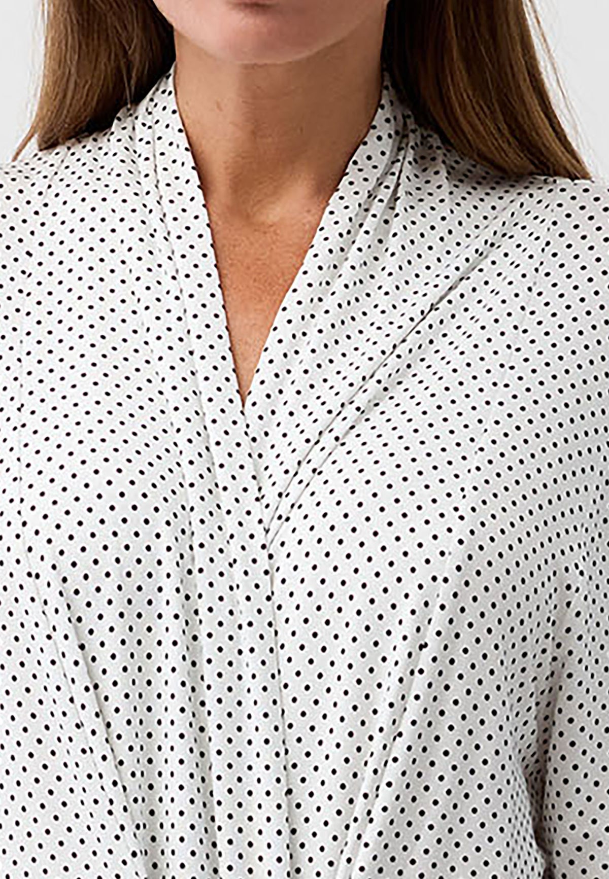 POLKADOT ROBE BLACK - Y800P6