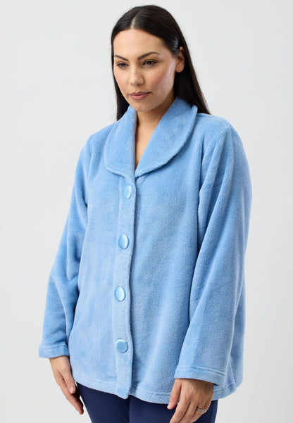 LUXURY SLEEP JACKET DUSK BLUE - Y807