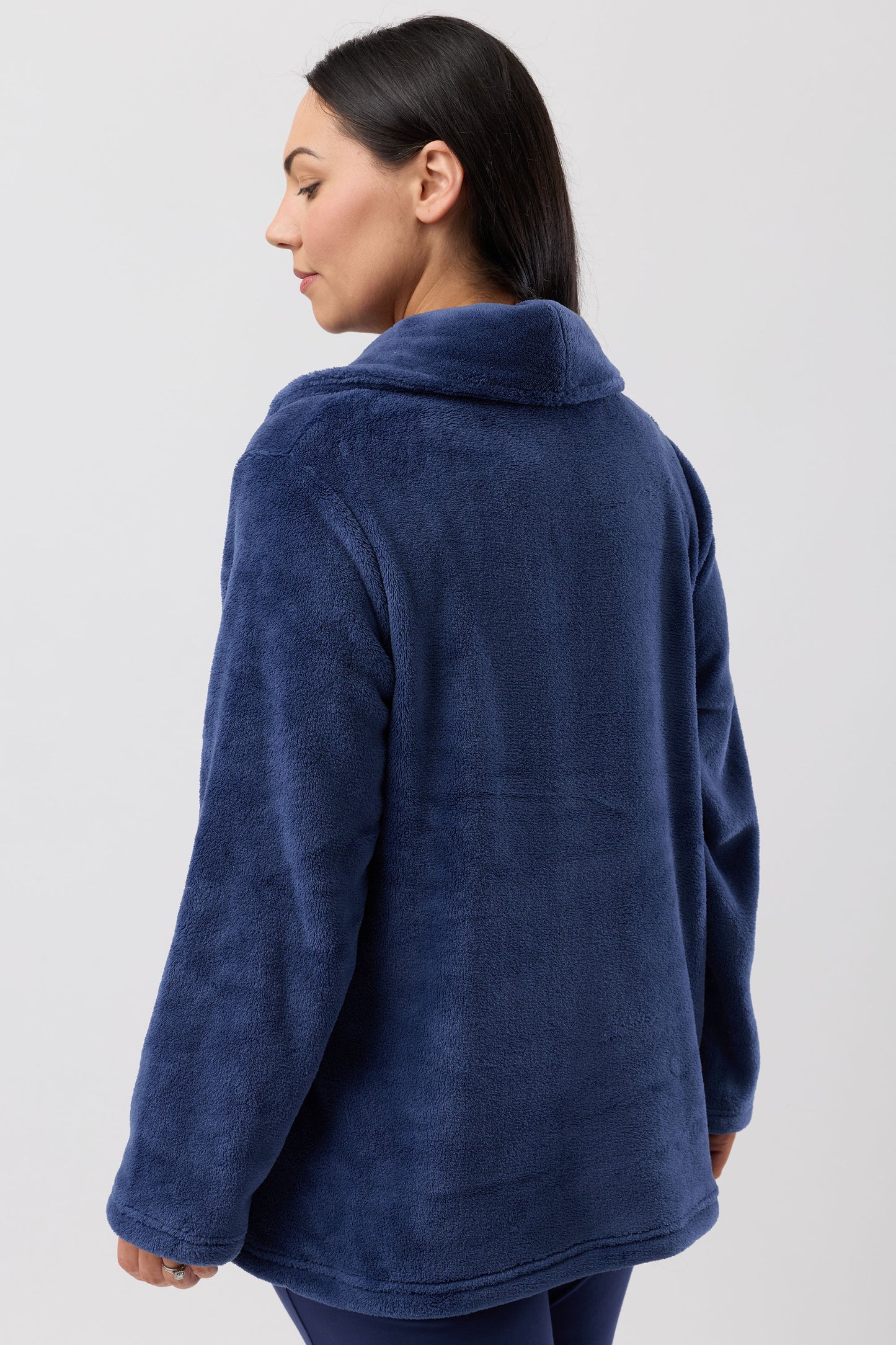 LUXURY SLEEP JACKET NAVY - Y807