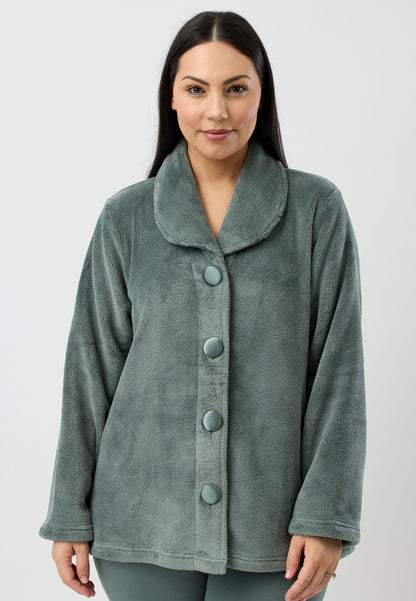 LUXURY SLEEP JACKET OLIVE - Y807