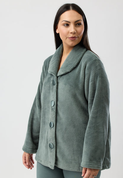 LUXURY SLEEP JACKET OLIVE - Y807
