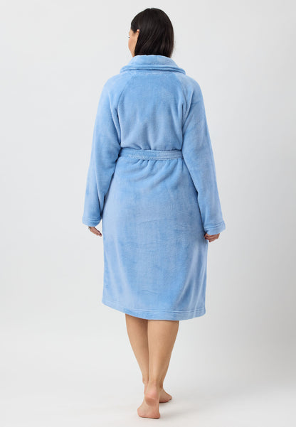 RAGLAN ROBE  DUSK BLUE - Y808
