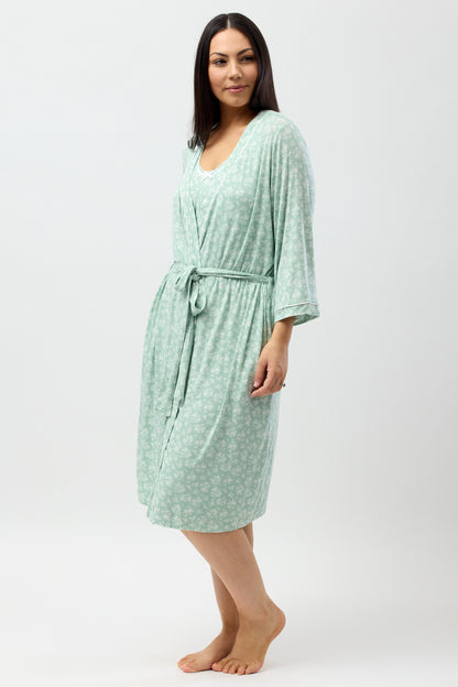VINTAGE PIPING ROBE JADE - Y835V