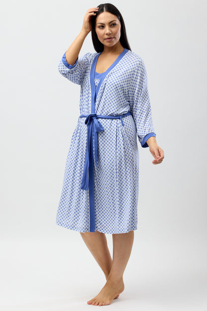 DECO PANEL ROBE DENIM - Y836D
