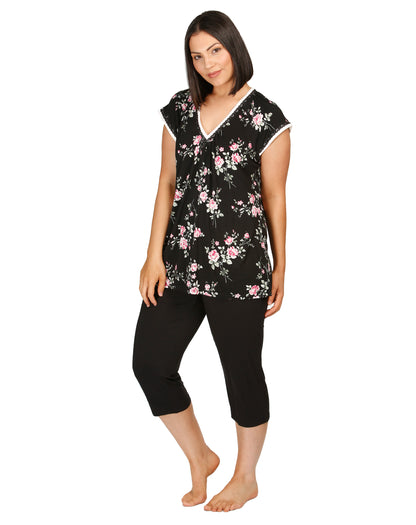 BLOOM PJ SET BLACK - Y238B