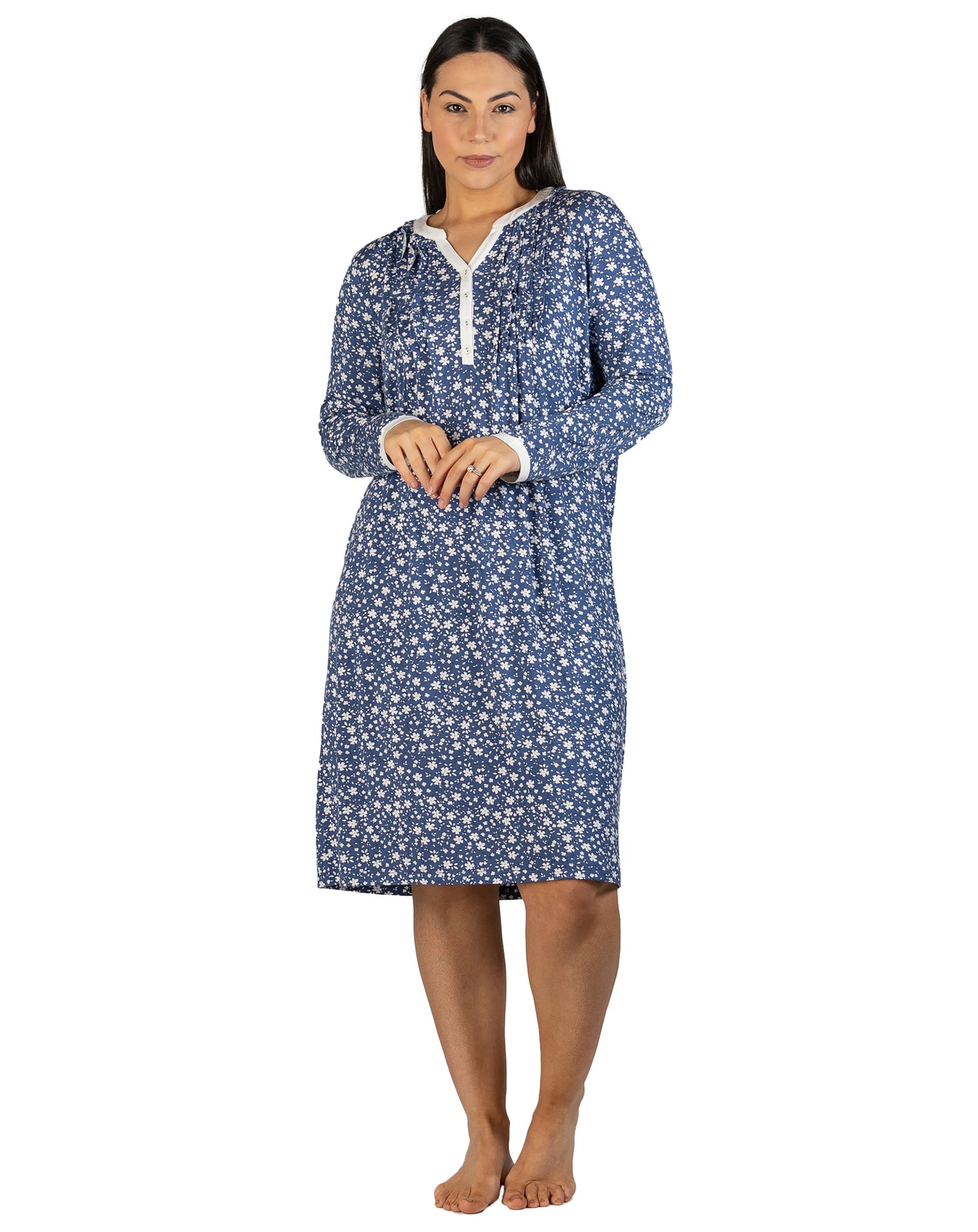 DITSY NIGHTIE STEEL BLUE - Y326DF