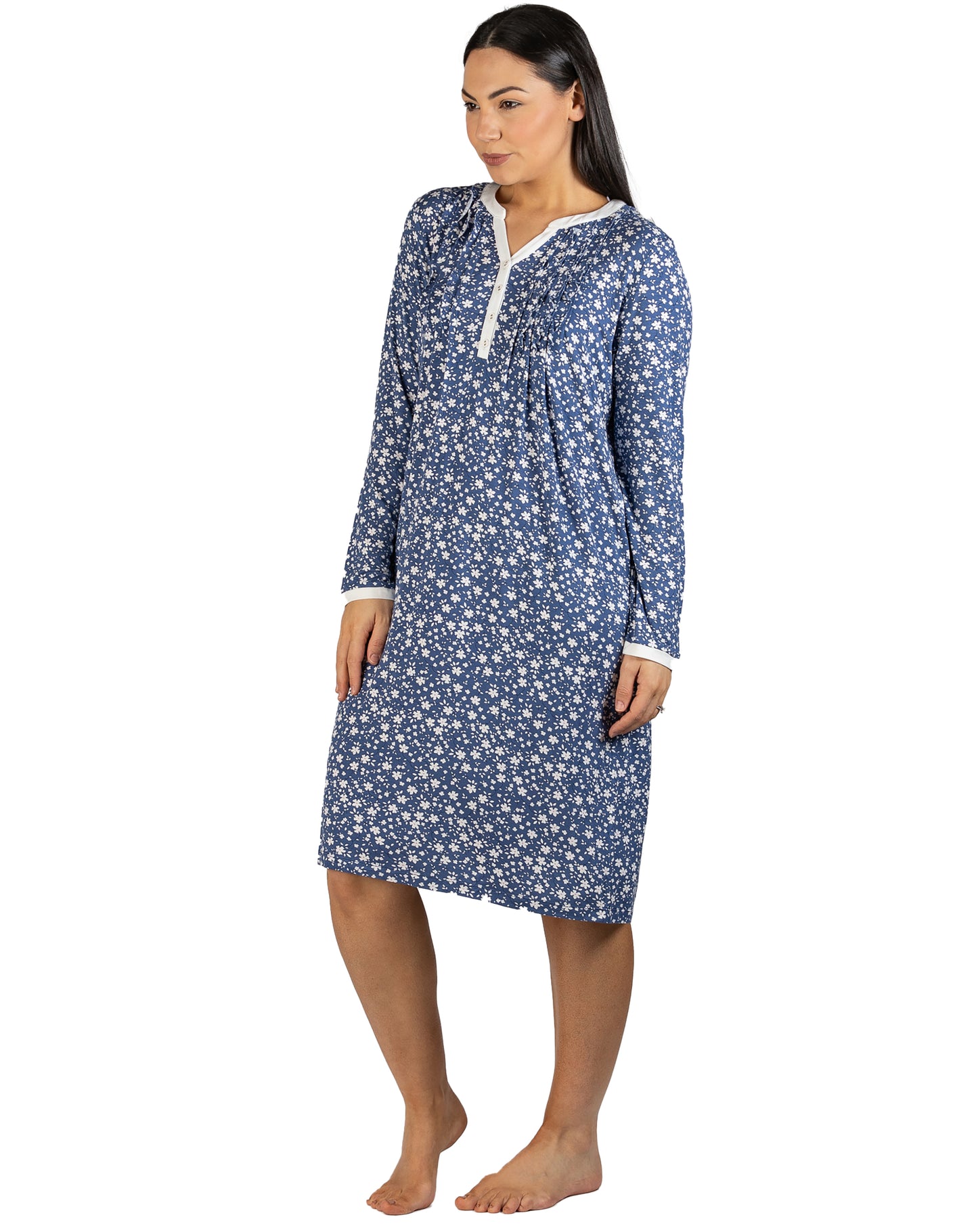 DITSY NIGHTIE STEEL BLUE - Y326DF